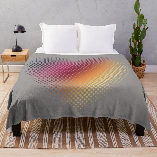 Item preview, Linear Gradient on Halftone Heart (Paloma Gray/Gray) designed and sold by John Raymond Barker.