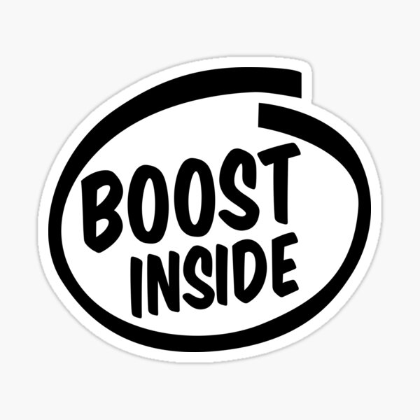 boost inside Sticker