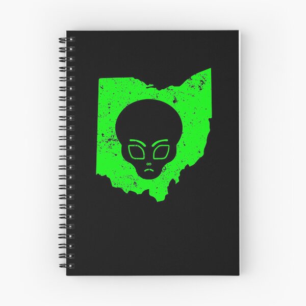 Item preview, Diseño de conspiración OVNI Alien verde Ohio Alien lindo designed and sold by drwigglebutts.