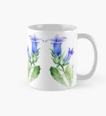 Blaues Glockenblumenaquarell der Campanula Tasse (Standard)
