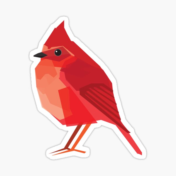 St. Louis Cardinals Bird by © Buck Tee Originals - St Louis Cardinals -  Sticker