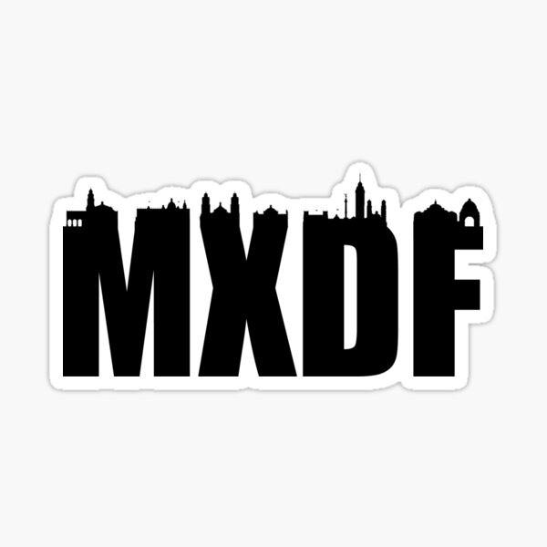 Mexico City-Skyline Sticker