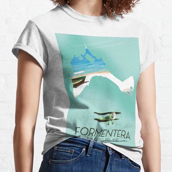 Formentera - Balearische Inselkarte Classic T-Shirt