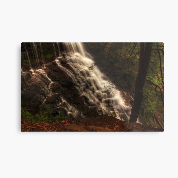 Ganoga Falls, looking downward Metal Print
