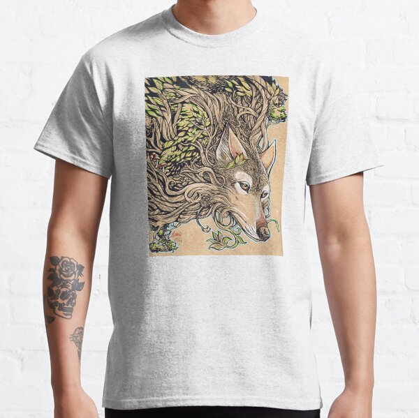 The Dog of the Mountain - Honshu wolf Classic T-Shirt