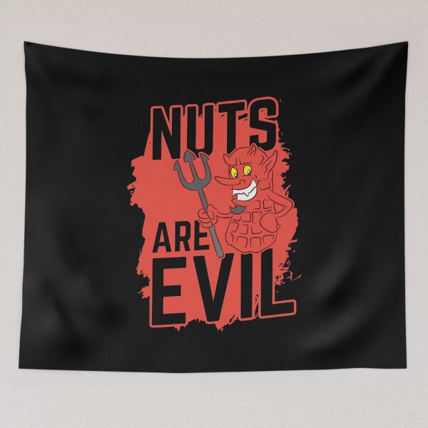 Item preview, Nuts Allergy Nuts Are Evil Birthday Gift designed and sold by haselshirt.