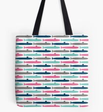 Colorful Submarine Squadron Tote Bag