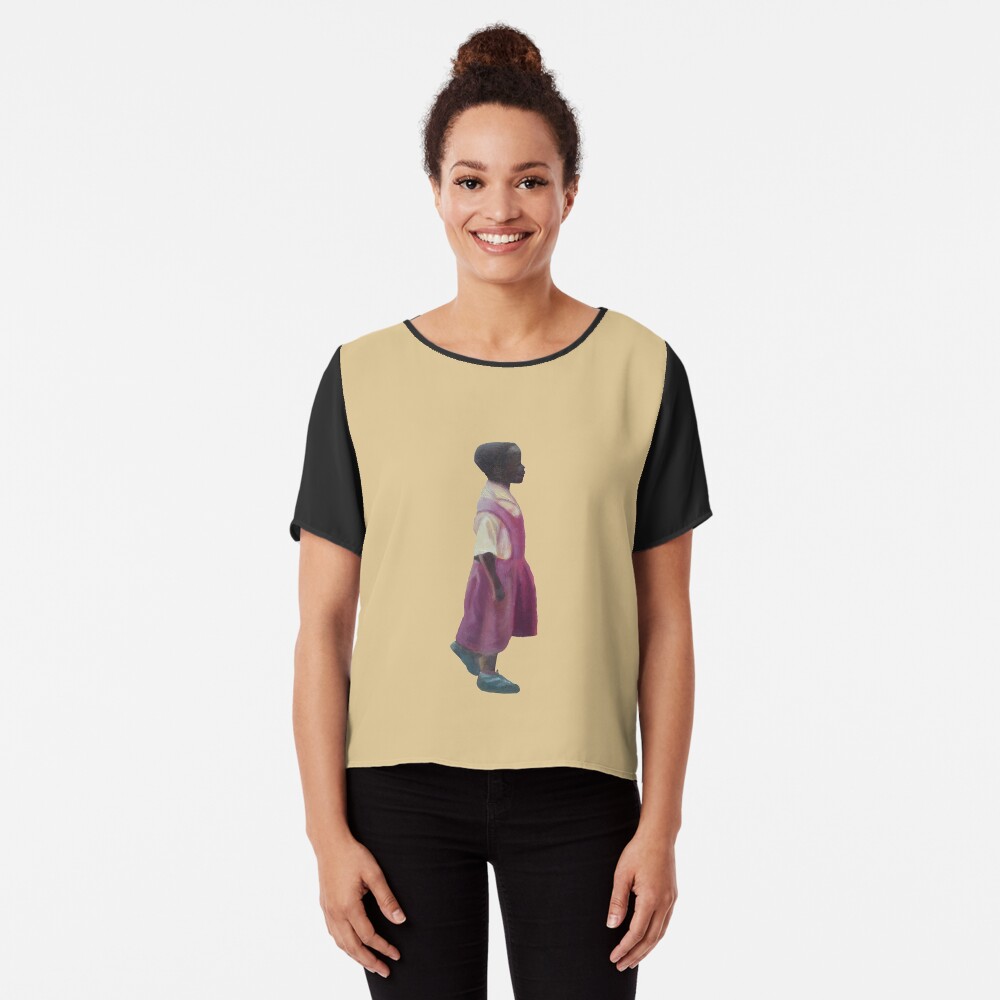 African Girl Chiffon Top