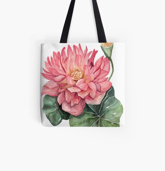 Momo Botan All Over Print Tote Bag