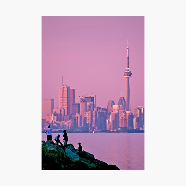 Item preview, Toronto Skyline at Dusk designed and sold by Jessica Dzupina.