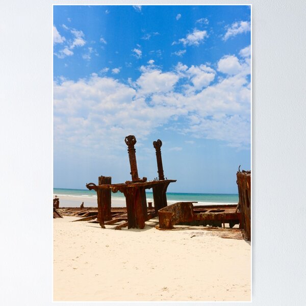 Item preview, Shipwreck, Fraser Island designed and sold by Bec Rose.