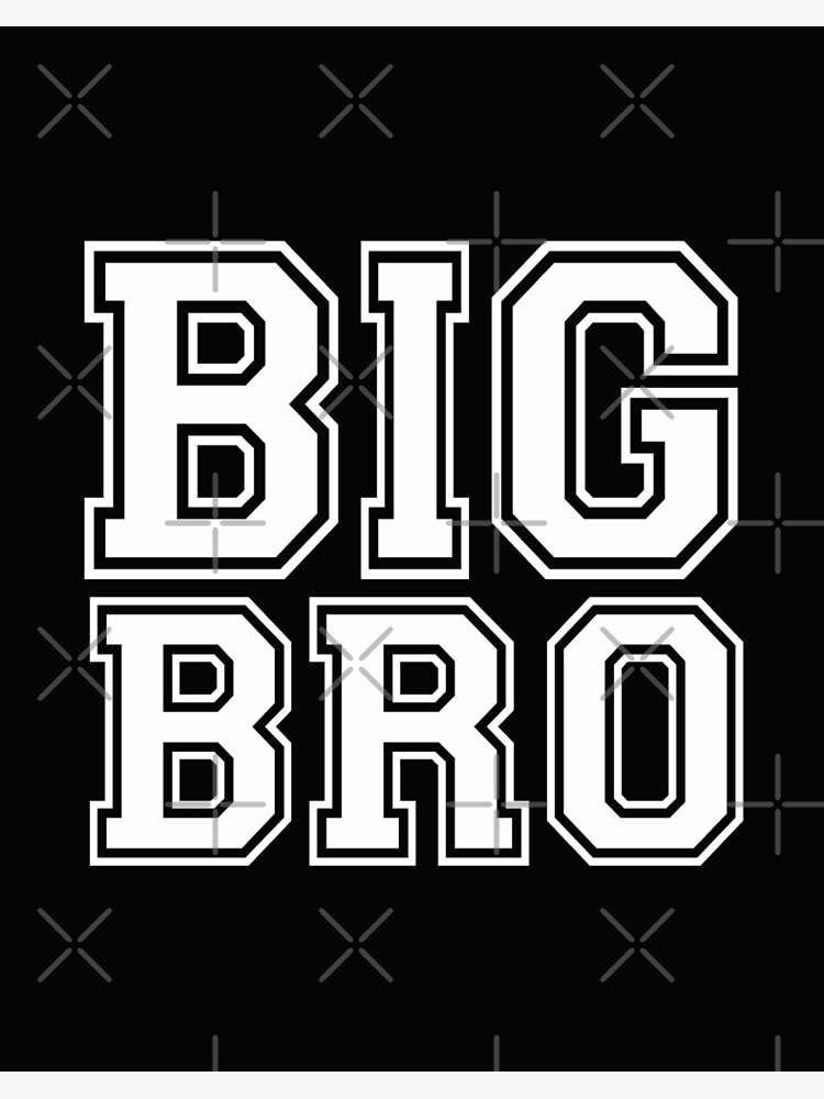 Big Bro Promoted To A Big Brother Funny Baby Shower Gift For Son Art Board Print By Alenaz Redbubble