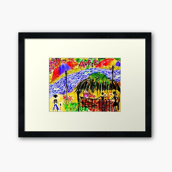 Marie’s dream holiday Framed Art Print