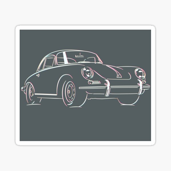Porsche 356 – the legend begins... Sticker