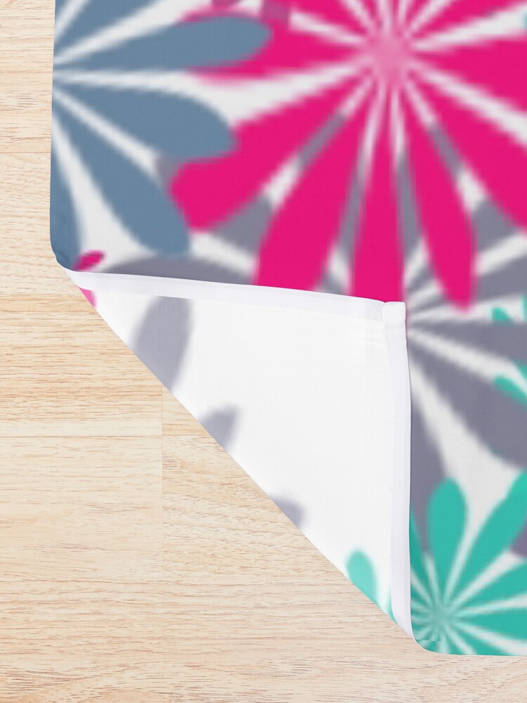 Alternate view of Flower Power II Shower Curtain