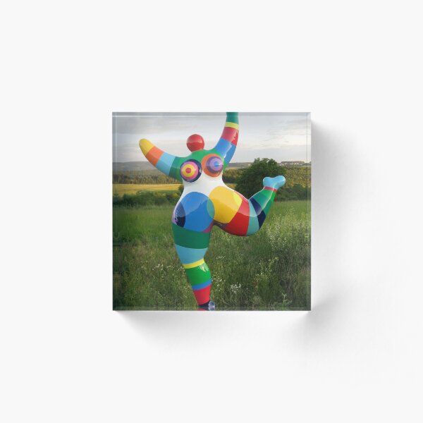Biriney Nana - tribute to Niki de Saint Phalle Acrylblock