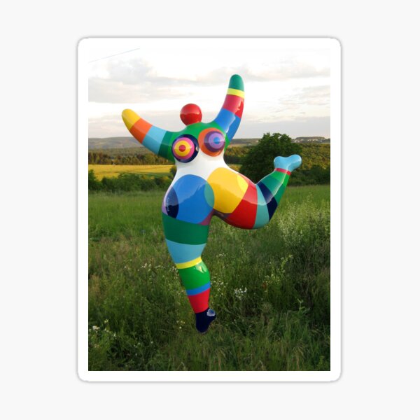 Biriney Nana - tribute to Niki de Saint Phalle Sticker