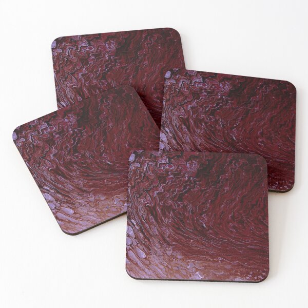 Item preview, Kopie von Dark Purple - Acrylic Pouring designed and sold by fabenfro.