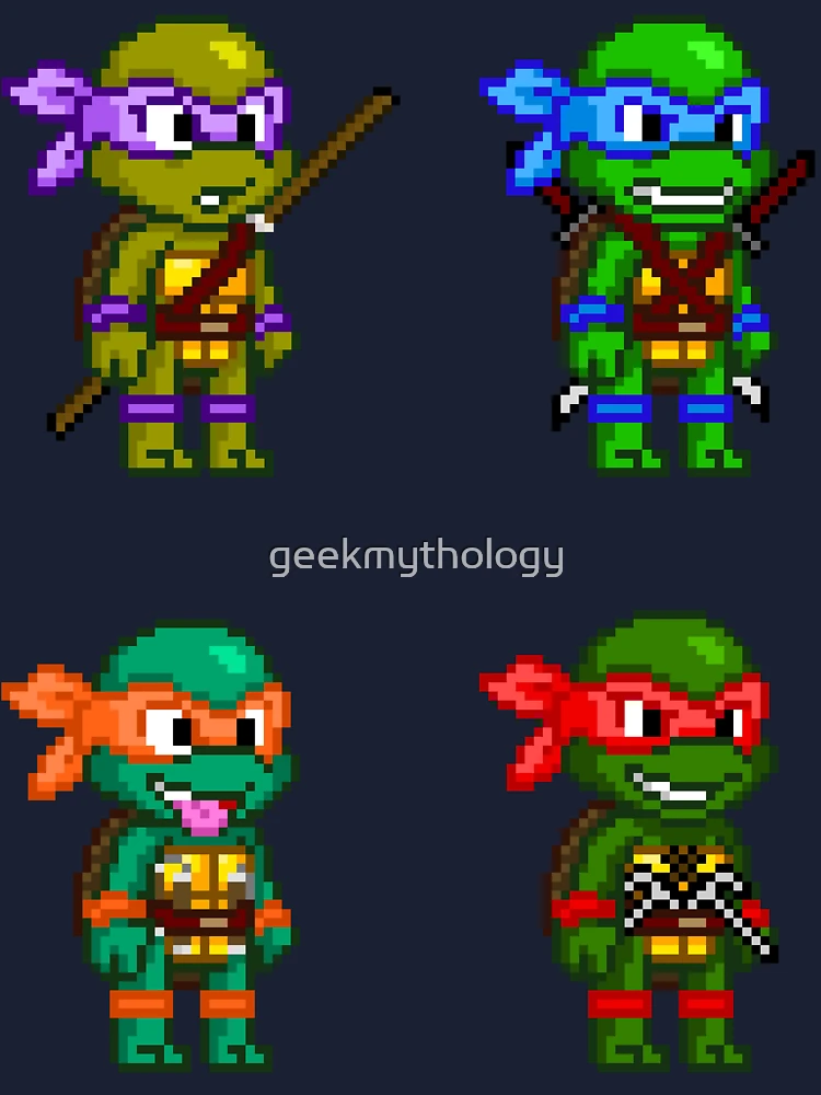 Chibi Ninja Turtles T-Shirt by Sarah Art - Pixels