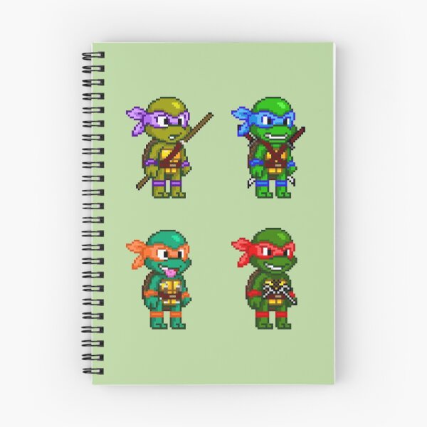 Item preview, Teenage Mutant Ninja Turtles Pixels designed and sold by pixelcadia.