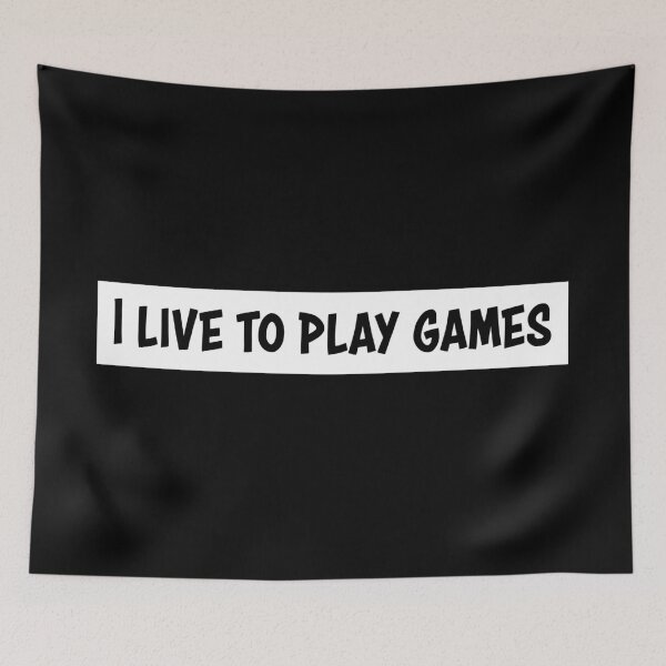 Item preview, I live to play games designed and sold by Geeks-n-Gamers.