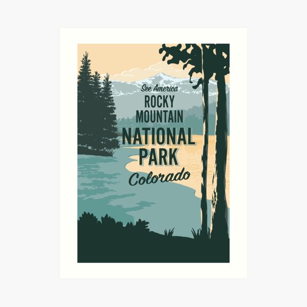 Rocky Mountain National Park Art Print
