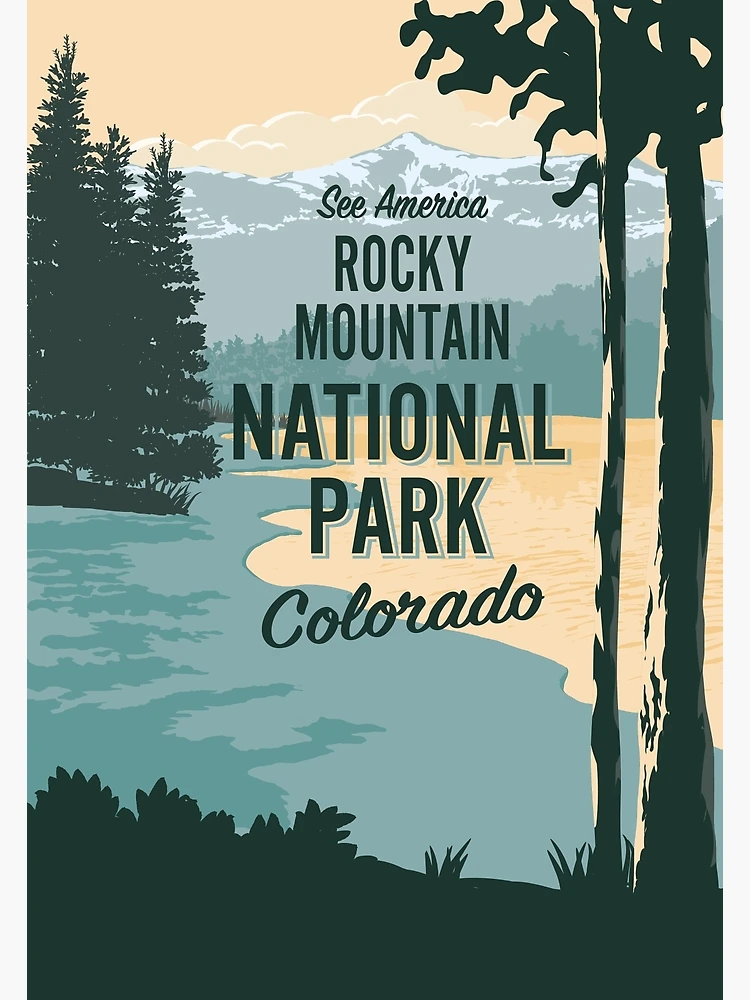 Postcard Album of Views Rocky Mountain National Park 