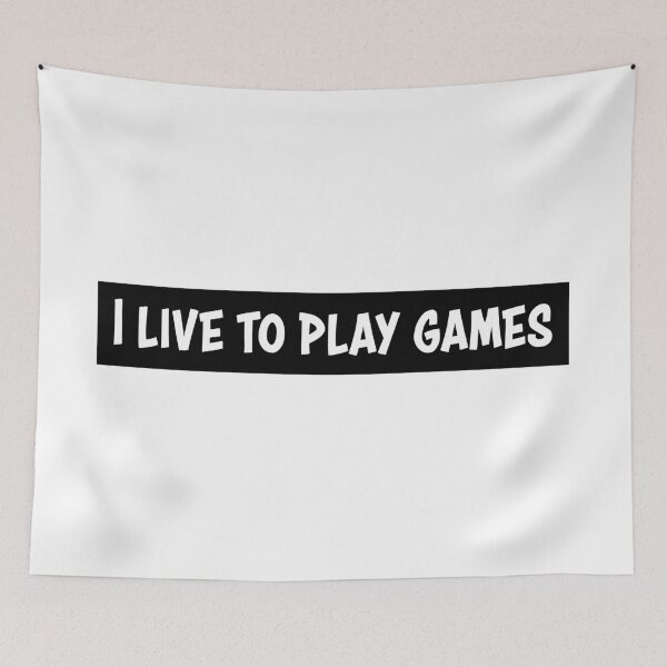 Item preview, I live to play games designed and sold by Geeks-n-Gamers.