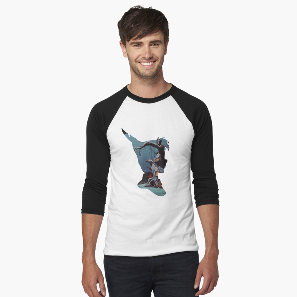 Aperçu de l'œuvre T-shirt baseball manches ¾ créée et vendue par Lulubellule.