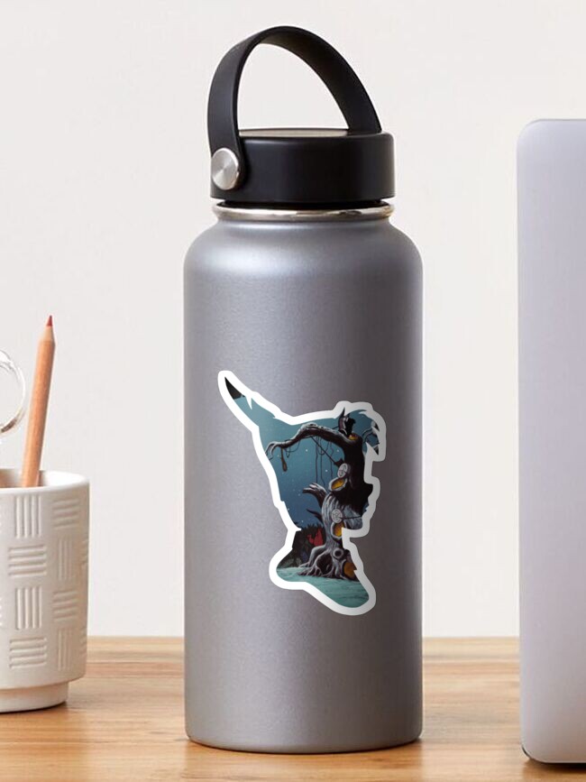 Aperçu 1 sur 3. Sticker avec l'œuvre Peter Pan Silhouette - Lulubellule créée et vendue par Lulubellule.