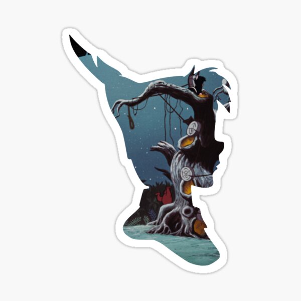 Peter Pan Silhouette - Lulubellule Sticker