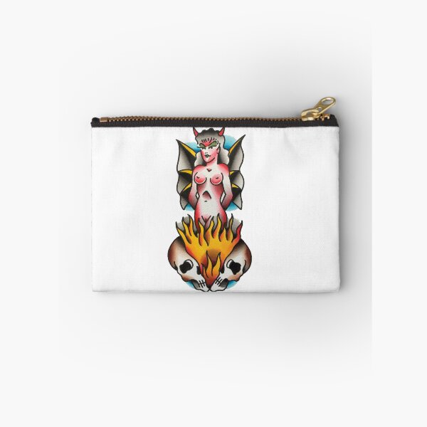 Item preview, Traditional Devil Woman Tattoo Design designed and sold by FOREVER TRUE TATTOO.