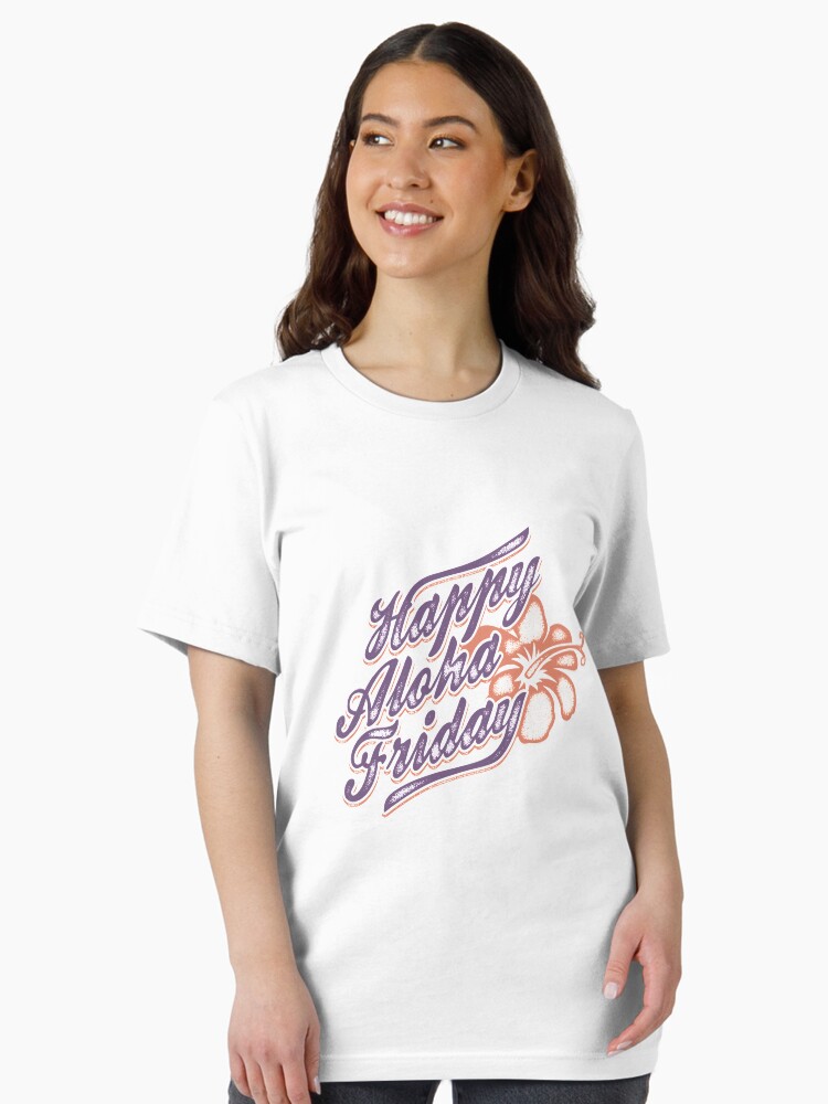 Thumbnail 2 of 7, Essential T-Shirt, Happy Aloha Friday - Happy Hawaii Gift designed and sold by yeoys.