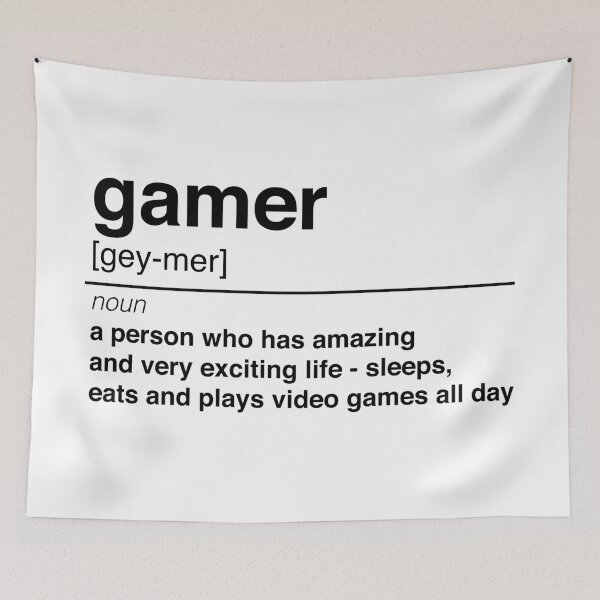 Item preview, Gamer definition designed and sold by Geeks-n-Gamers.