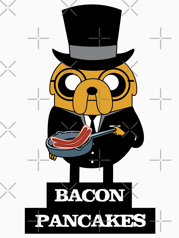 "Jake The Dog Bacon Pancakes" Tshirt by rainbowdreamer Redbubble