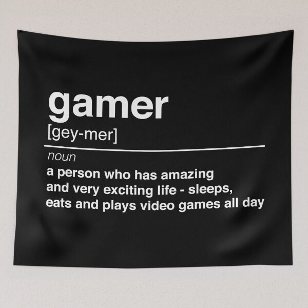 Item preview, Gamer definition designed and sold by Geeks-n-Gamers.