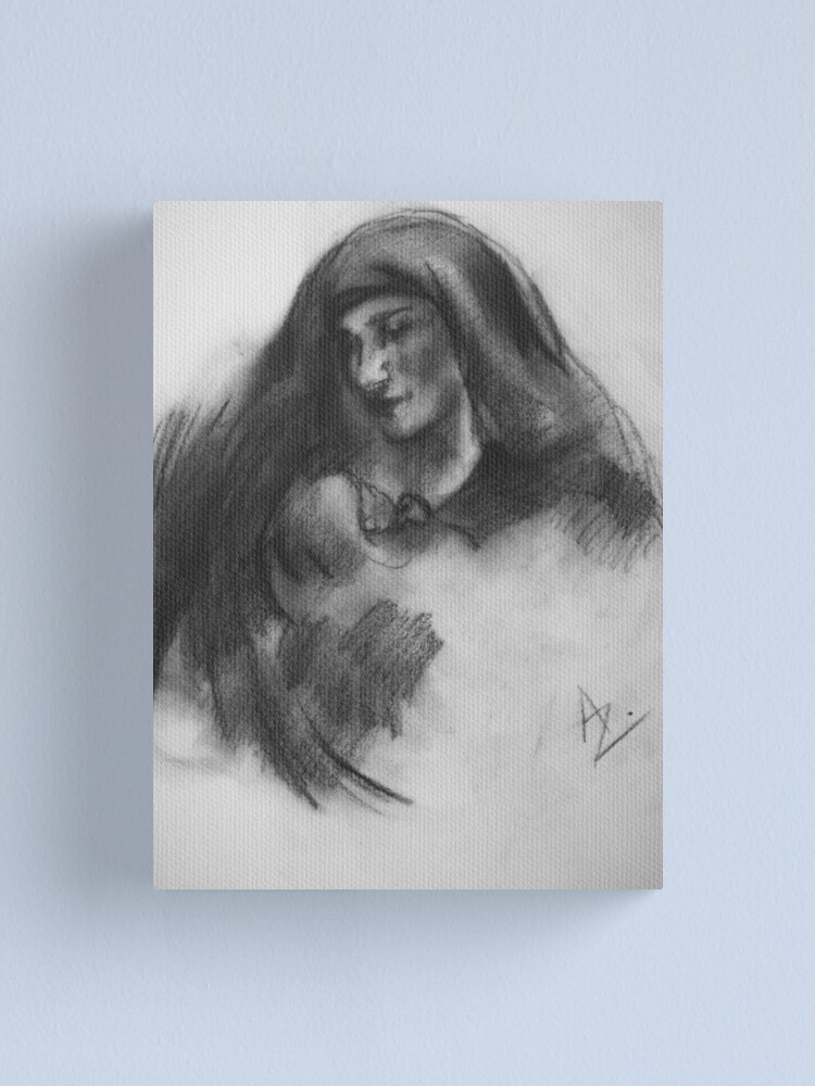 Thumbnail 1 of 3, Canvas Print, Sketch designed and sold by Anthropolog.
