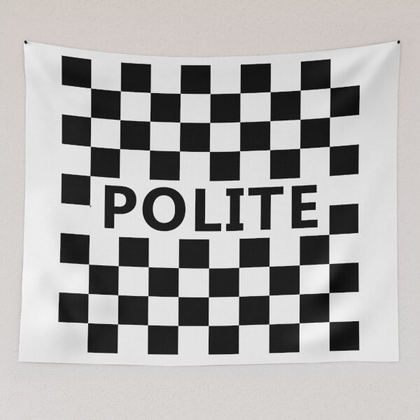 Item preview, Polite Mock Police Check Text design designed and sold by GetItGiftIt.