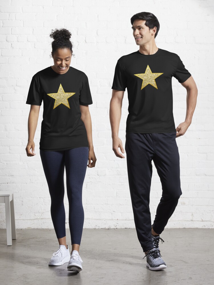 Gold Star Glitter Design' Men's T-Shirt