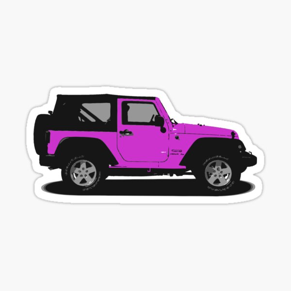 barbie jeep stickers