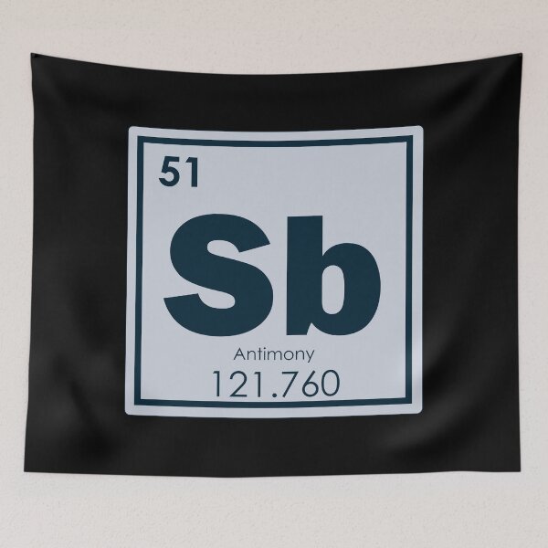 Item preview, Antimony chemical element designed and sold by tony4urban.