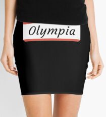 Olympia Name Label Hello My Name Is Olympia Gift For Olympia or for a female you know called Olympia Minirock