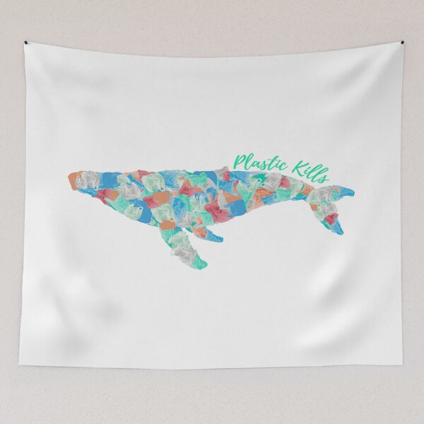Item preview, Plastic Kills Whales designed and sold by ZAReptiles.