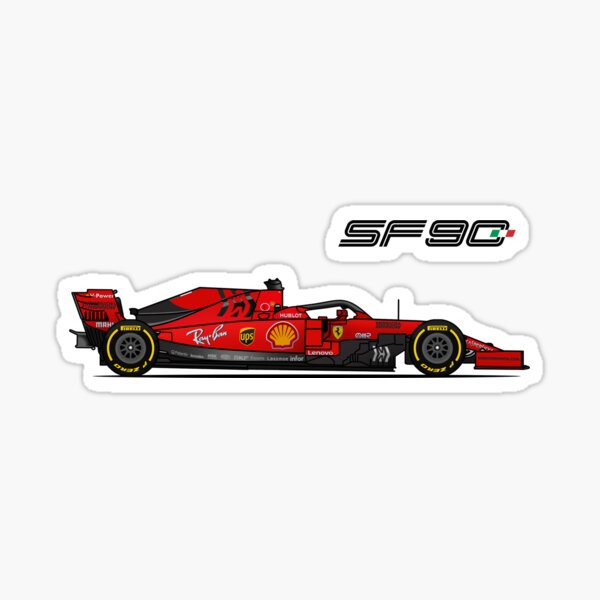 Ferrari Stickers | Redbubble