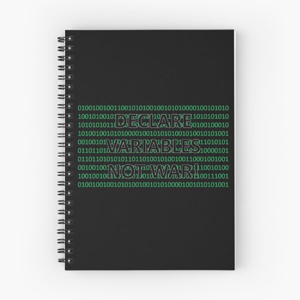 Item preview, Declare Variables Not War - Programmer - Coder designed and sold by AndiHK.