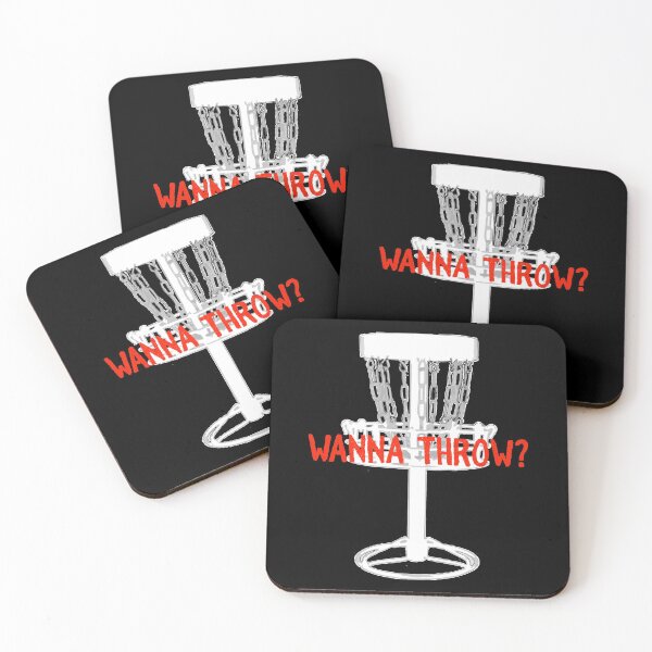 Item preview, Wanna Throw Frisbee Disc Golf Basket designed and sold by AlphaMoon.