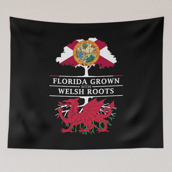 Item preview, Florida Grown with Welsh Roots Design designed and sold by ockshirts.