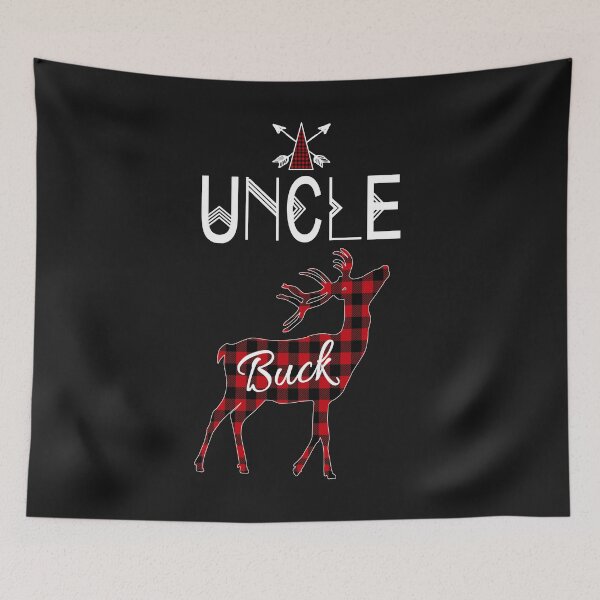 Item preview, Uncle Buck Deer Buffalo Plaid Family Christmas Camping Holiday Gift designed and sold by Sapphire Star.