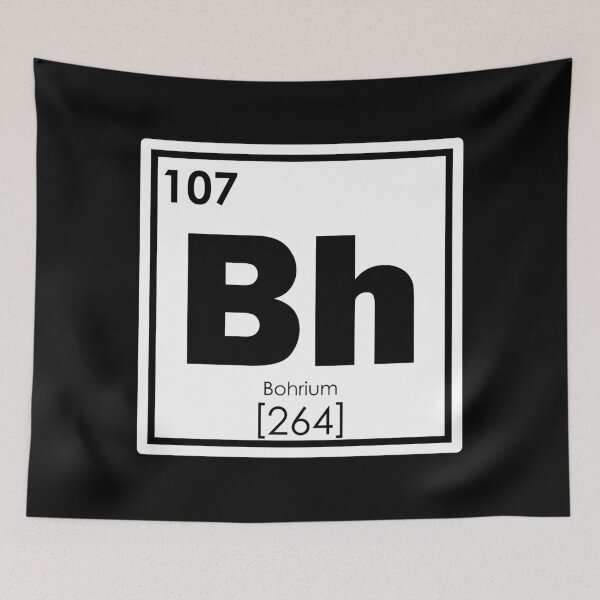 Item preview, Bohrium chemical element designed and sold by tony4urban.