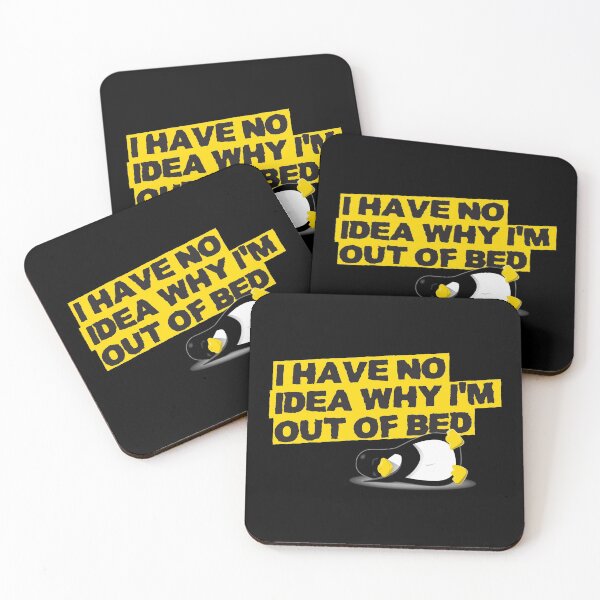 Item preview, Funny Penguin Out of Bed Quote - Retirement Gift designed and sold by BestTrendyChoices.